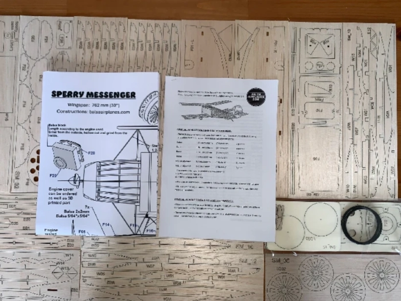Lietadlo Sperry Messenger RC elektro