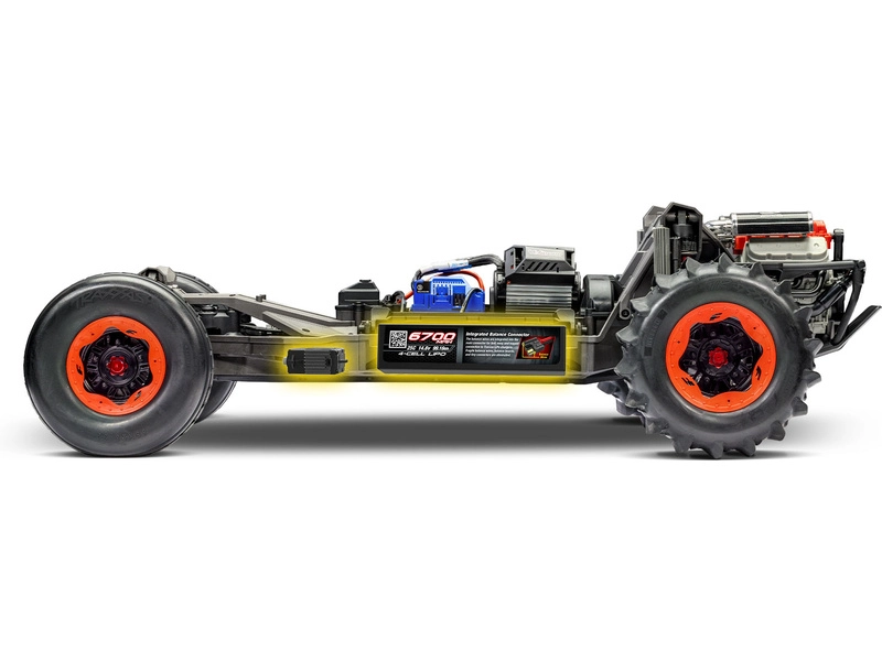 RC auto Traxxas Funco 1:6 RTR, oranžová