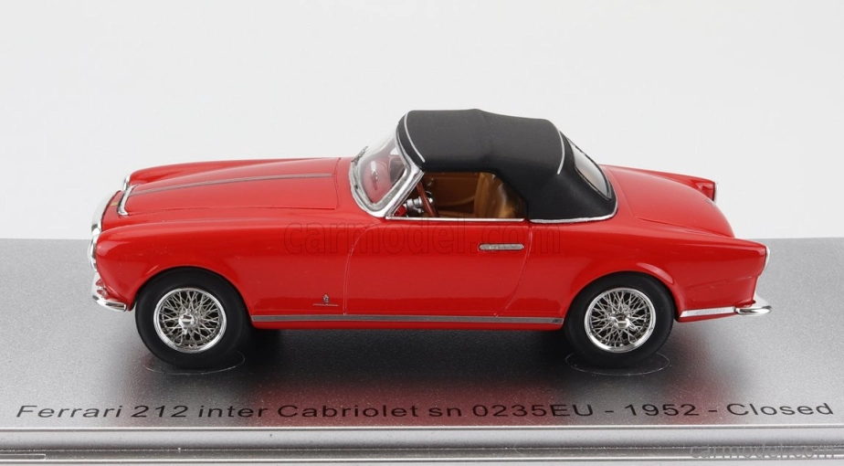 Kess-model Ferrari 212 Inter Sn0235eu Cabriolet Closed 1952 1:43 Red Black
