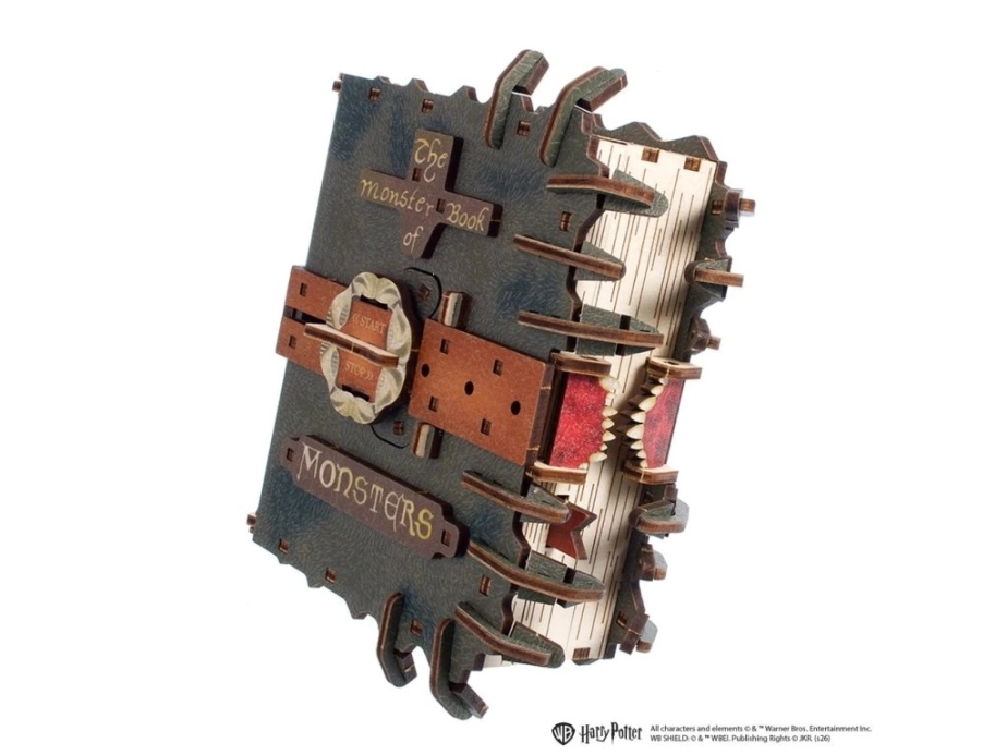 Ugears 3D dřevěná mechanická skládačka Harry Potter The Monster Book of Monsters