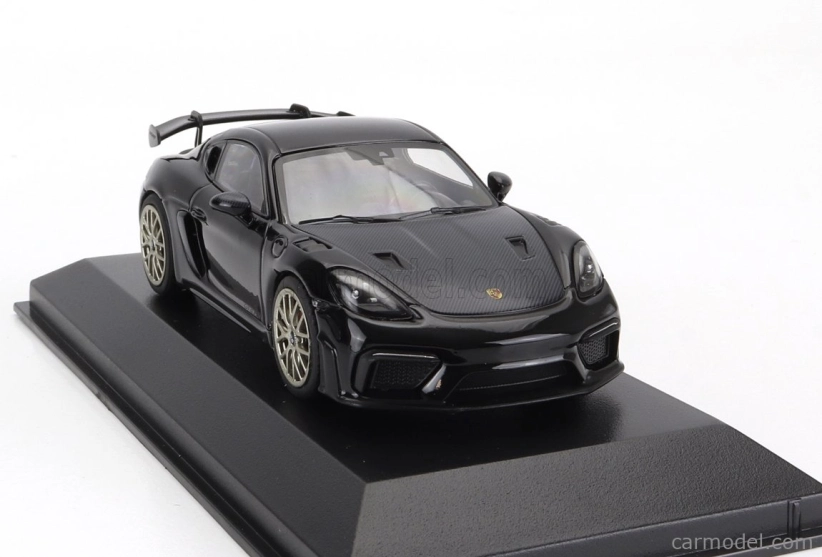 Minichamps Porsche 718 (982) Cayman Gt4 Rs Coupe 2021 - Neodyme Wheels 1:43 Black