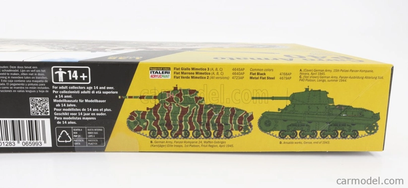Italeri Tank P40 Carro Armato Military 1941 1:35 /