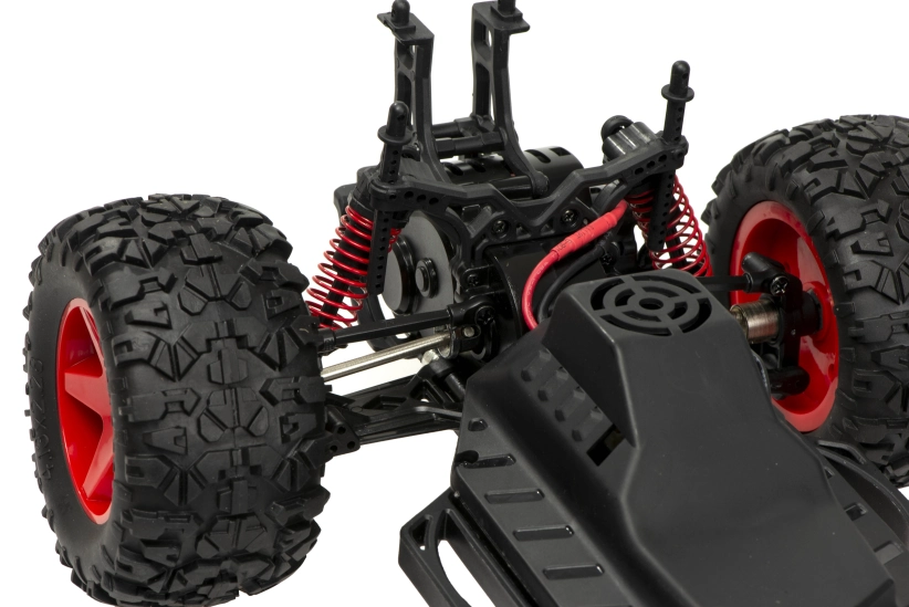 RC auto Pioneer Brave, bieločervená