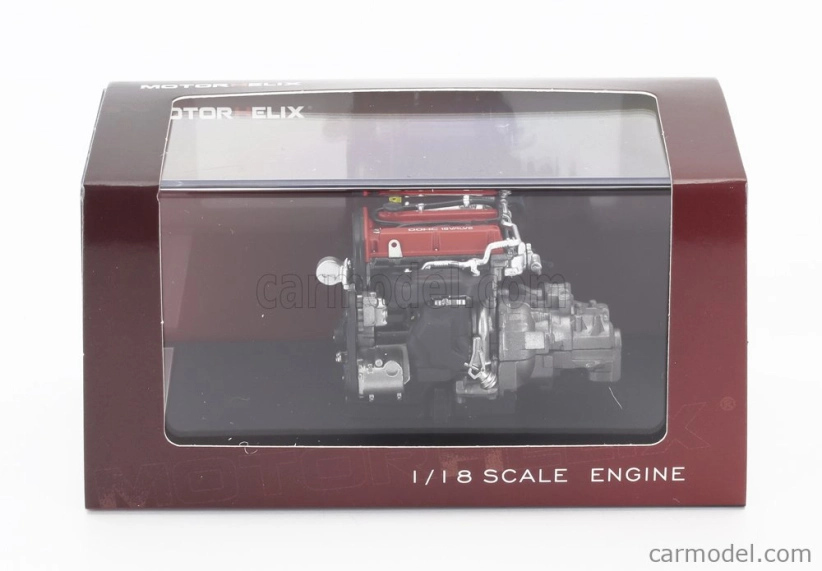 Motorhelix Mitsubishi Lancer Evo Iv s motorom a príslušenstvom 1999 1:18 červená