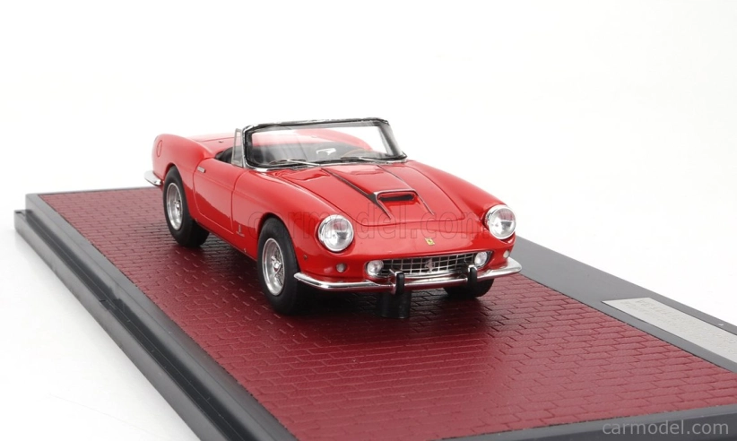 Modely v mierke Matrix Ferrari 400 Superamerica Pinifarina Cabriolet Open 1960 1:43 Červená