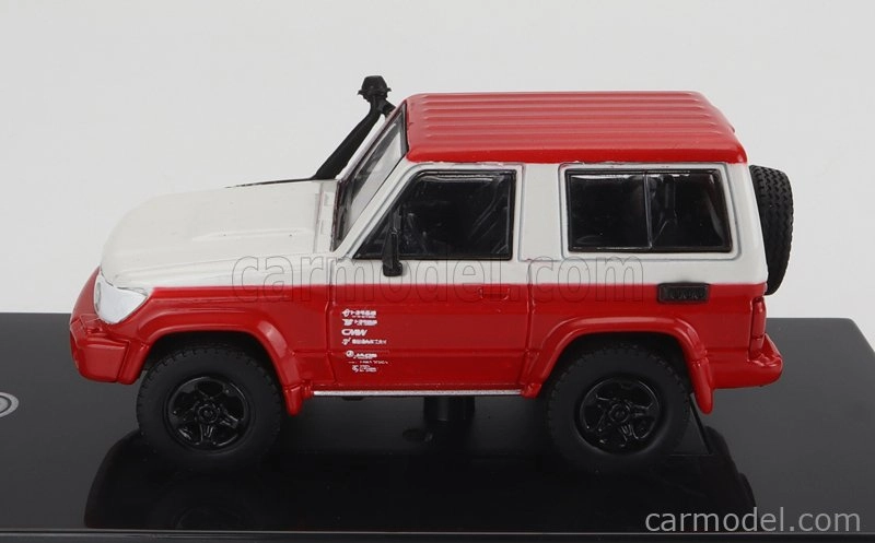 Paragon-models Toyota Land Cruiser 71 Swb Lhd 2014 1:64 červená biela