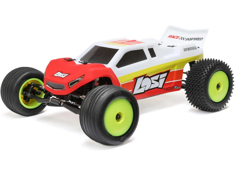 RC auto Losi Mini-T 2.0 V2 Brushless 1:18 RTR, modré