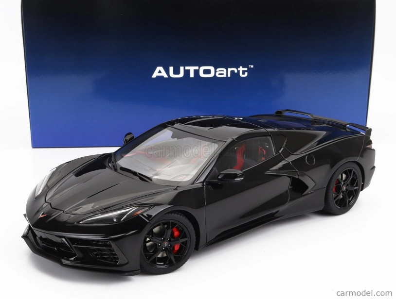 Autoart Chevrolet Corvette C8 Z51 Stingray Spider 2020 1:18 čierna