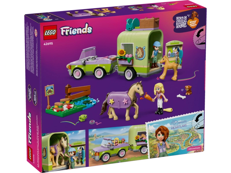 LEGO Friends - Príves s koňom a žriebäťom