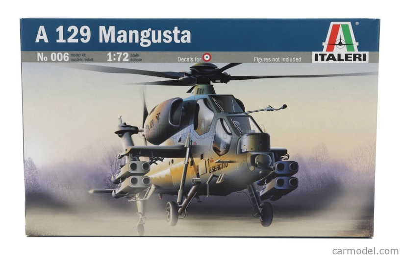 Italeri Agusta westland A129 Mangusta Helicopter Military 1983 1:72 /