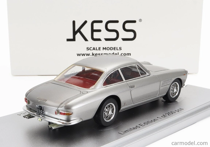 Kess-model Ferrari 330 Gt 2+2 Berlinetta 1-series 1964 1:43 Silver