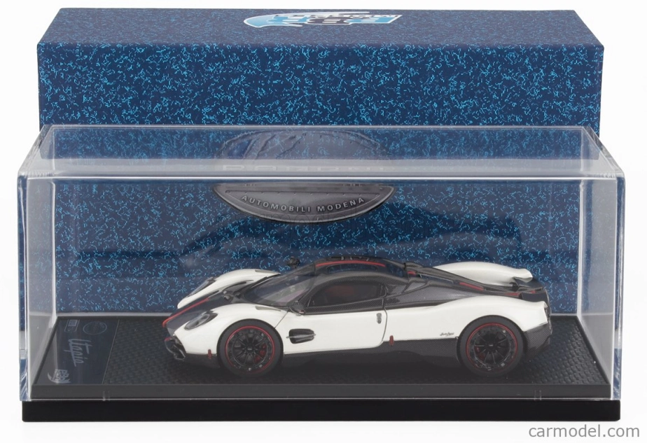 Bbr-models Pagani Utopia 2022 1:43 White Carbon - Bianco Benny Carbonio