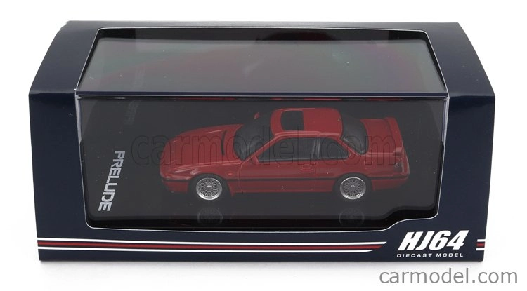 Zapaľovanie modelu Honda Prelude Si 1989 1:64 Červená