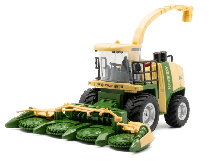 RC kombajn na zber kukurice Korody 1:24, žltá