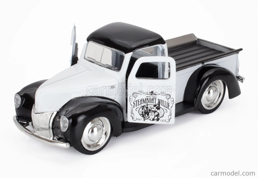 Jada Ford usa Pick-up 1941 Topolino Mickey Mouse Figure - Walt Disney 1:32 Bílá Černá