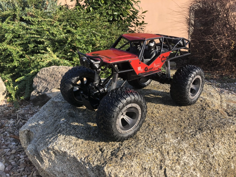 RC voděodolný crawler Important Miracle, červená