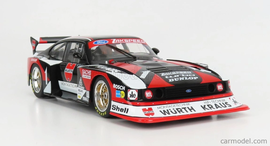 Werk83 Ford england Capri Turbo Gr.5 Zakspeed N 1 Drm 1980 Klaus Ludwig 1:18 Black