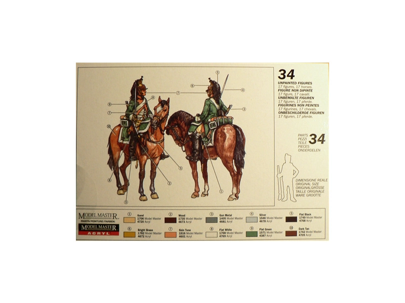 Italeri figurky - FRENCH DRAGOONS (NAP. WARS) (1:72)