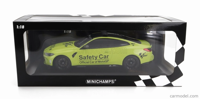 Minichamps BMW radu 4 M4 Coupe (g82) Safety Car Motogp sezóna 2020 1:18 žltá
