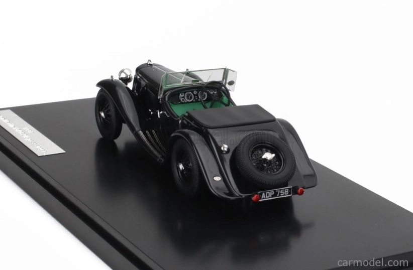 Matrix scale models Aston martin 15/98 2-4 Seater Roadster Open 1938 1:43 Black