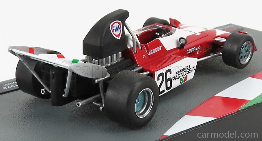 BAZAR - Edicola Surtees F1  Ts9b N 26 Season 1972 Andrea De Adamich 1:43 Červená Bílá