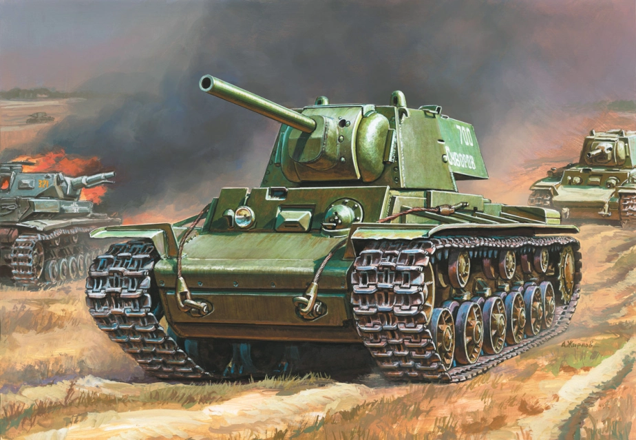Zvezda Snap Kit - KV-1 (1:100)