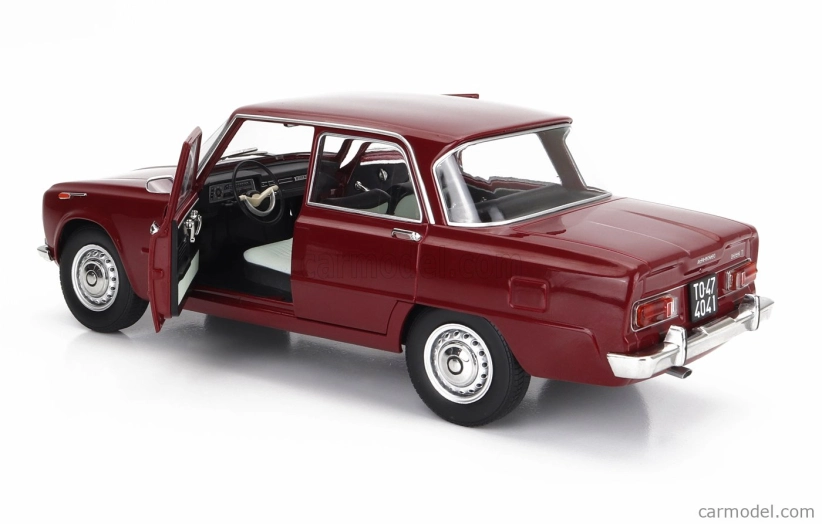 Mitica-diecast Alfa romeo Giulia 1.6 Ti 1962 1:18 Rosso Amaranto - Tmavo červená