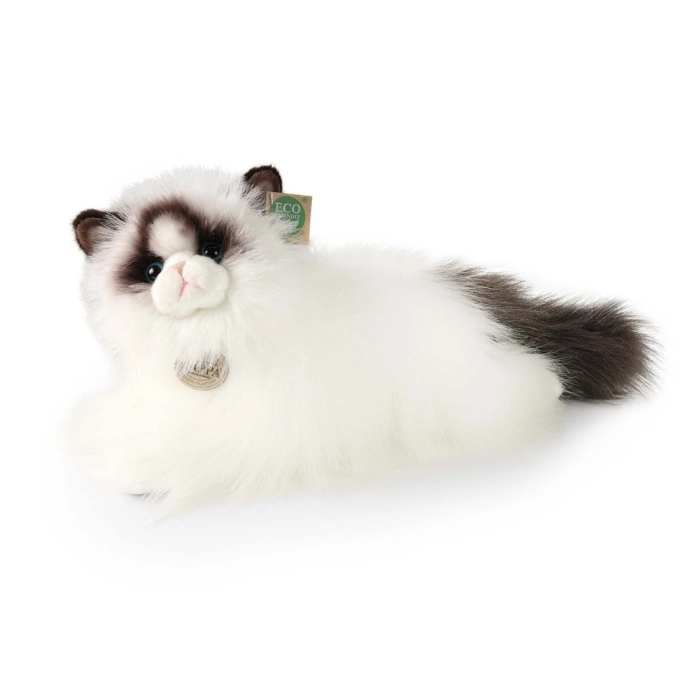Rappa Plyšová mačka ragdoll ležiaca 35 cm ECO-FRIENDLY