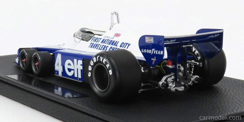 Gp-replicas Tyrrell F1  P34/2 Elf Ford Six Wheels N 4 Season Gp 1977 P.depailler 1:18 Modrá Bílá