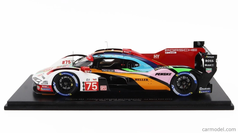 Spark-model Porsche 963 9rd 4.6l Turbo V8 Team Porsche Penske Motorsport N 75 24h Le Mans 2023 Felipe Nasr - Mathieu Jaminet - Nick Tandy 1:18 Různé
