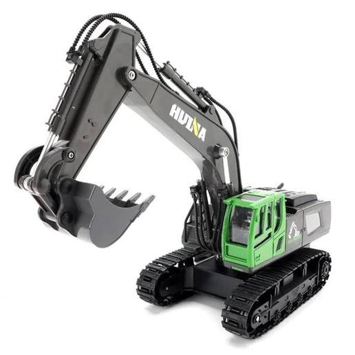 RC pásový bagr HN558 1:18 11CH, zelená