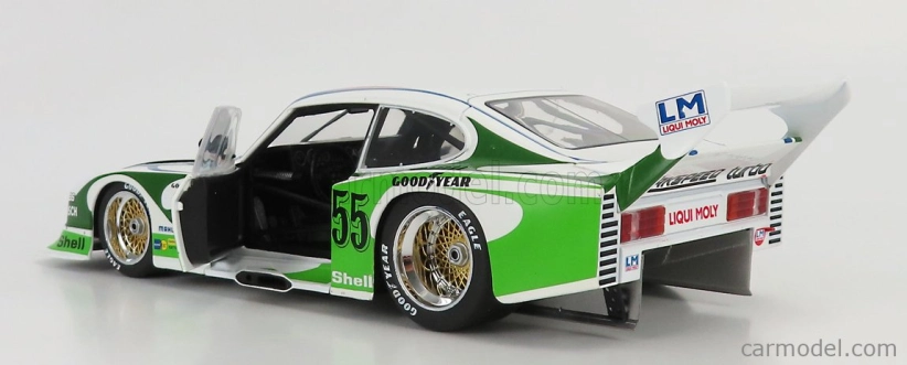 Werk83 Ford england Capri Turbo Gr.5 Team Liqui Moly N 55 Drm 1981 Manfred Winkelhock 1:18 bielo zelená