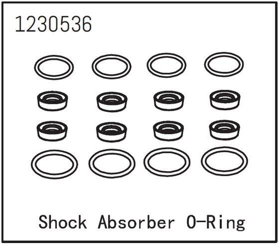 Sada O-krúžkov tlmičov