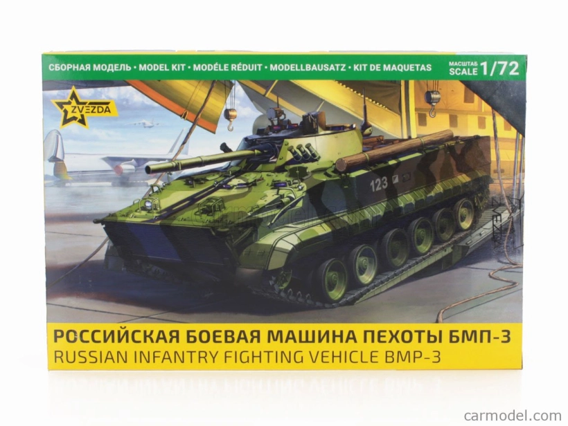 Zvezda Tank Bmp-3 Ruská pechota Vojenská 1:72 /