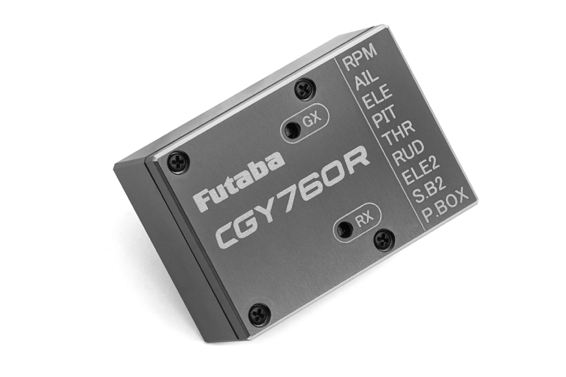 Futaba CGY760R s jednotkou GPB1 FBL