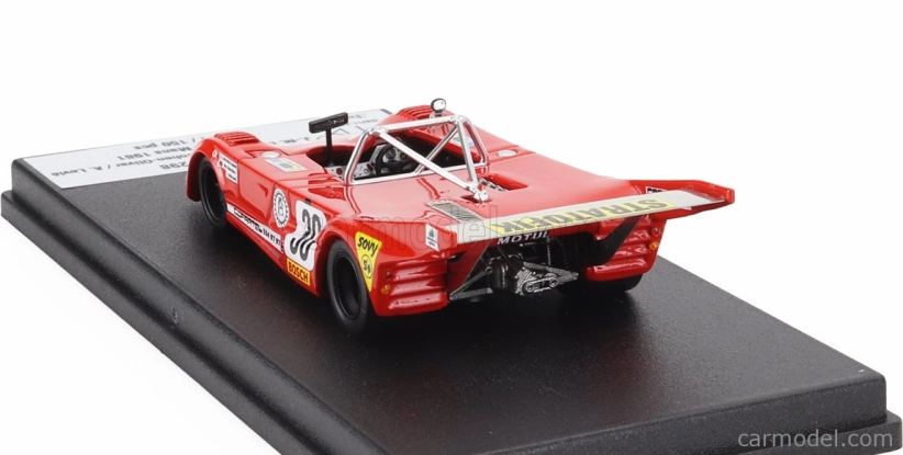 Trofeu Lola T298 N 30 24h Le Mans 1981 Jean Marie Lemerle - Max Cohen Olivar - Alain Levie 1:43 Red