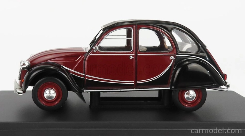 Edicola Citroen 2cv Charleston 1982 1:24 Červená Černá