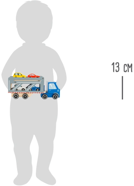 Small Foot Dřevěný transporter s 4 auty Premium