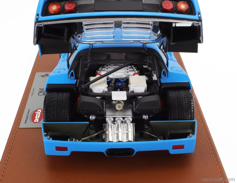 Bbr-models Ferrari F40 1987 - Con Vetrina - With Showcase 1:18 Azzurro - Světle Modrá