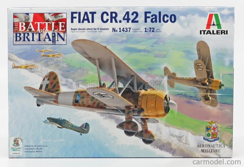 Italeri Fiat Cr.42 Falco Aeronautica Militare 1938 1:72 /