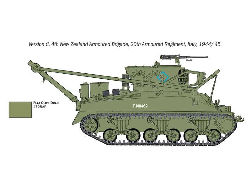 Italeri M32B1 obrbnené vozidlo (1:35)