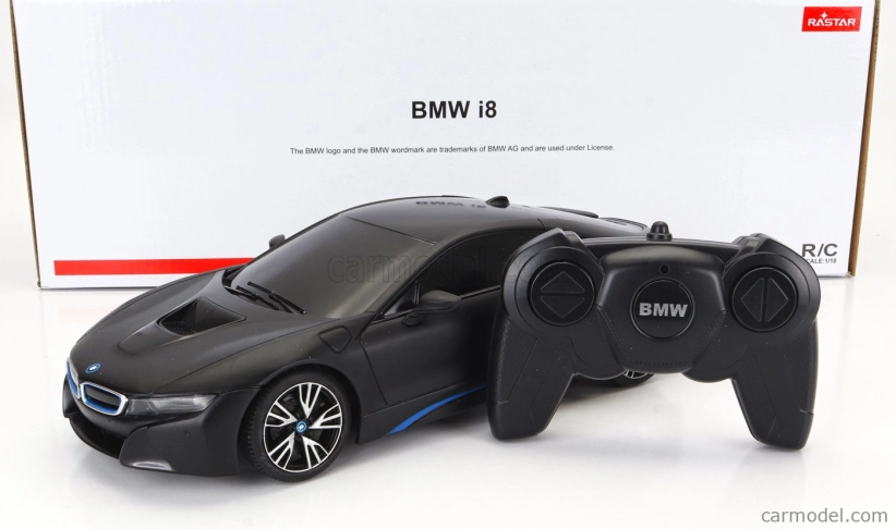 Mondomotors BMW I8 Coupe 2018 1:18 Matt Black