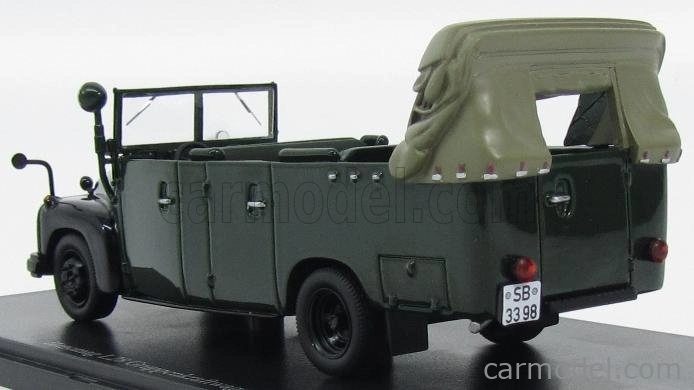 Autocult Hanomag L28grukw Polizei Germany 1955 Police 1:43 Zelená