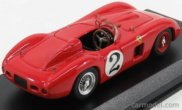 Art-model Ferrari 500 Tr Spider N 2 Ch.0624 2nd Nassau Trophy Race 1956 Masten - Gregory 1:43 Červená