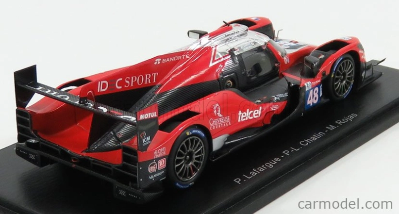 Spark-model Oreca 07 Gibson Team Idec Sport Racing N 48 24h Le Mans 2018 P.lafargue -p.l.chatin - M.rojas 1:43 Red