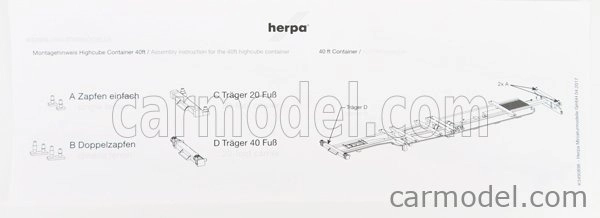 Herpa Iveco fiat S-way Truck Lng Hannibal Transports 2020 1:87, růžová