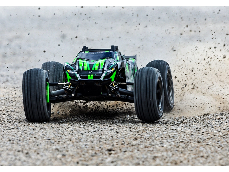 ROZBALENO-RC auto Traxxas Rustler 4x4 Ultimate VXL RTR, zelená