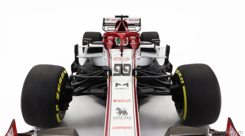 Minichamps Alfa romeo F1  C39 Team Racing Orlen N 99 Austrian Gp 2020 Antonio Giovinazzi 1:18 Bílá Červená Met