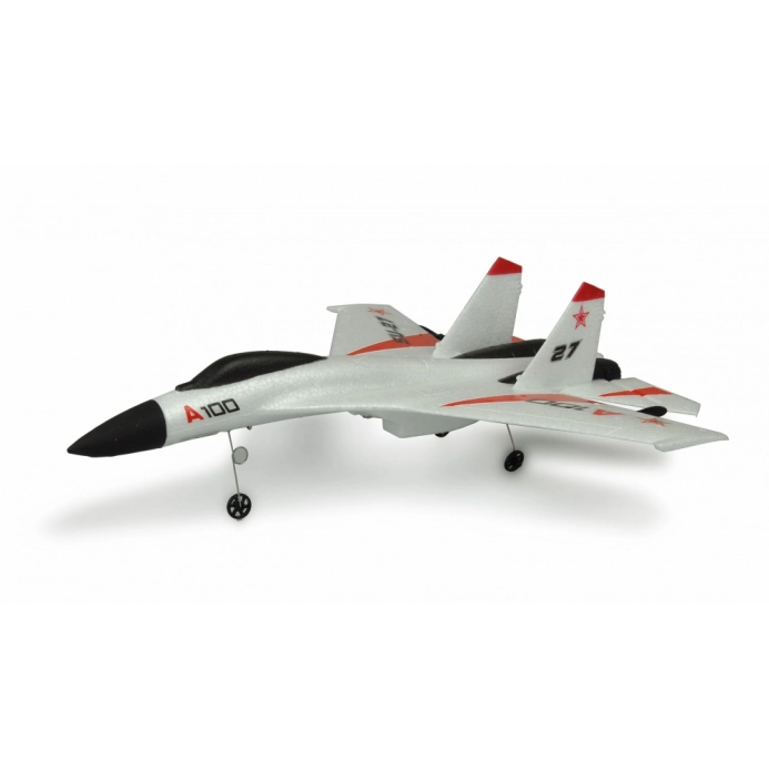 BAZAR – RC lietadlo SU-27 6G Gyro RTF, biele