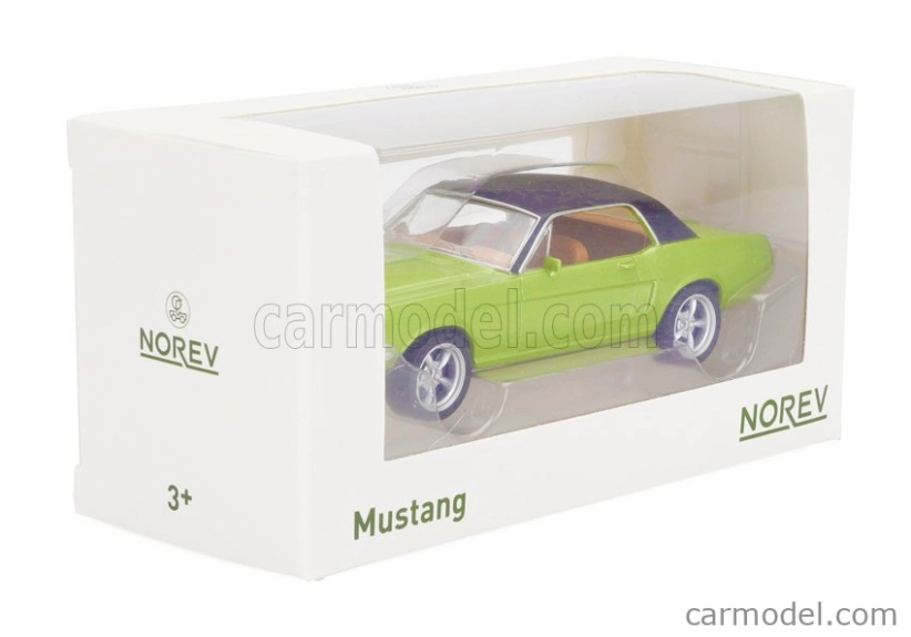 Norev Ford usa Mustang Coupe 1968 1:43 Zelená Černá